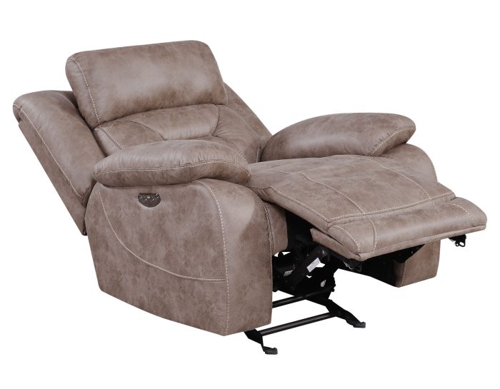 Aria Dual-Power Recliner, Desert Sand - Image 3