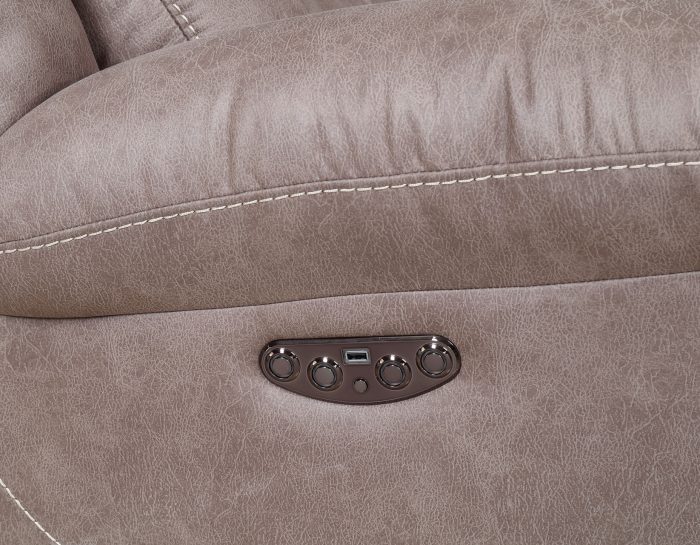 Aria Dual-Power Recliner, Desert Sand - Image 4