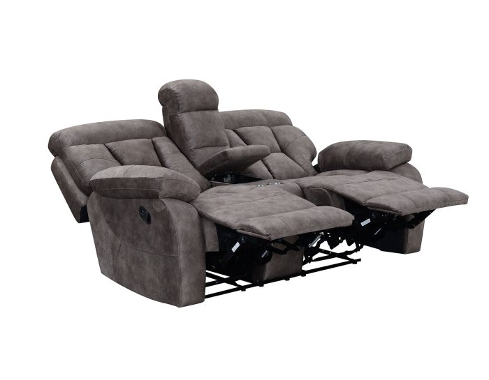 Bogata Manual Reclining Console Loveseat - Image 3