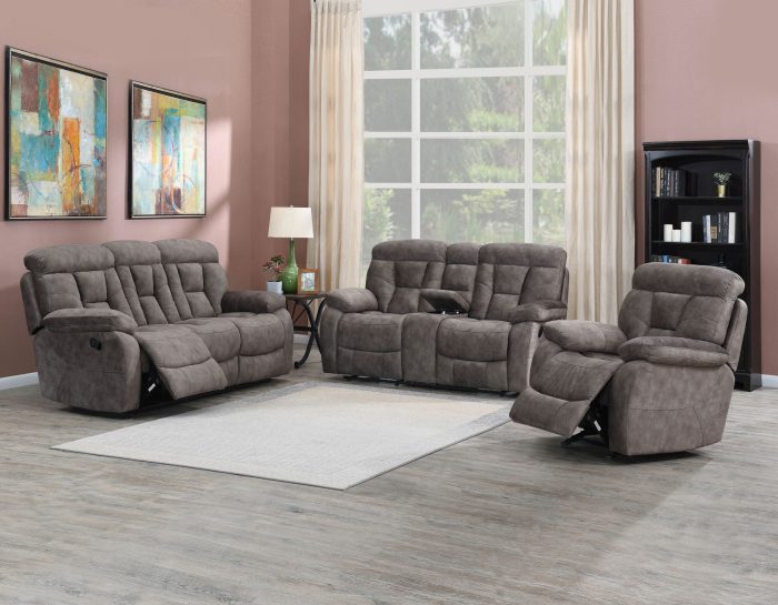 Bogata Manual Reclining Console Loveseat - Image 2