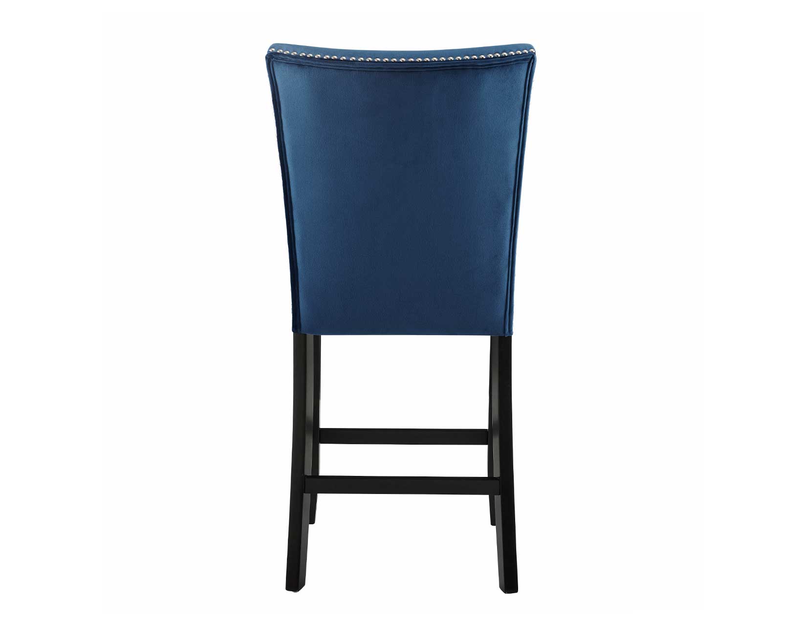 Camila Counter Stool, Blue Velvet - Image 6
