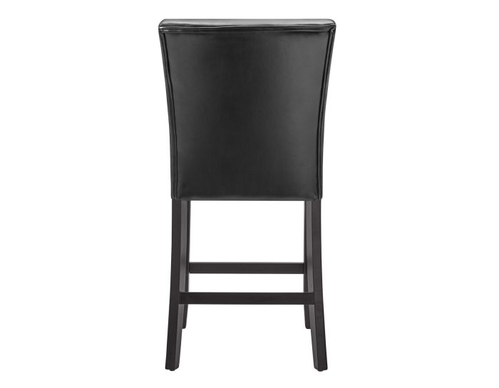 Carrara 24" Counter Stool,  Black Leatherette - Image 5