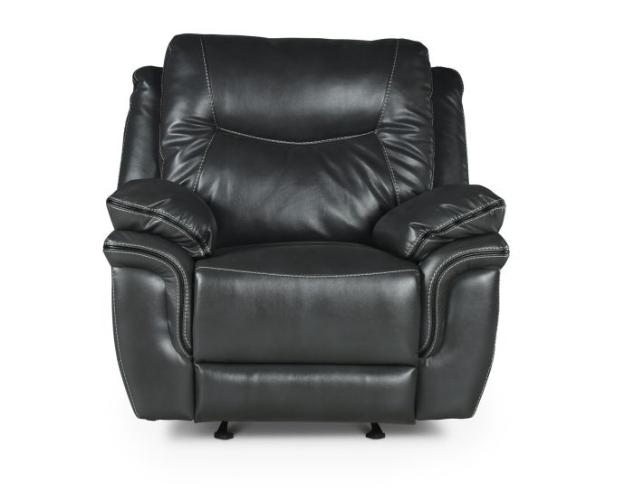 Isabella Manual Glider Recliner, Grey - Image 4