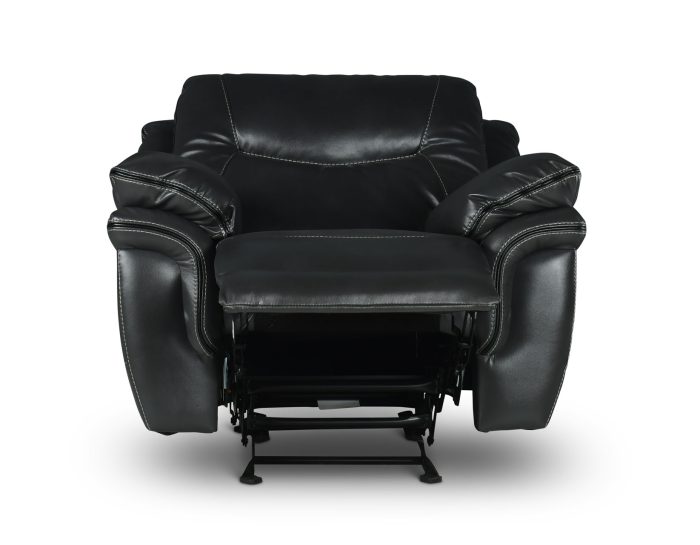 Isabella Manual Glider Recliner, Grey - Image 5