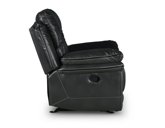 Isabella Manual Glider Recliner, Grey - Image 6
