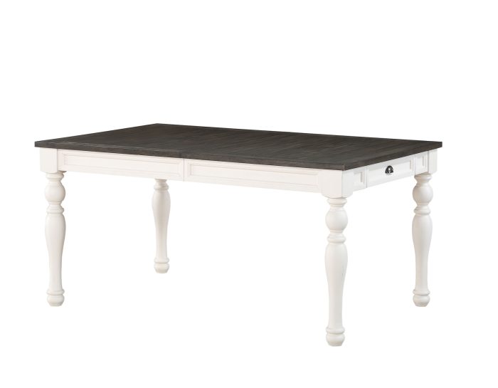 Joanna 64-80 inch Dining Table w/ 16"Leaf - Image 4