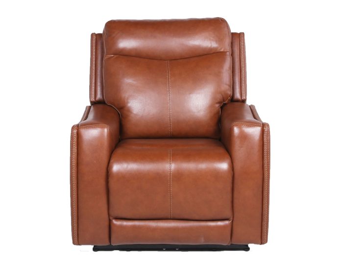 Natalia Dual-Power Leather Recliner, Coach - Image 5