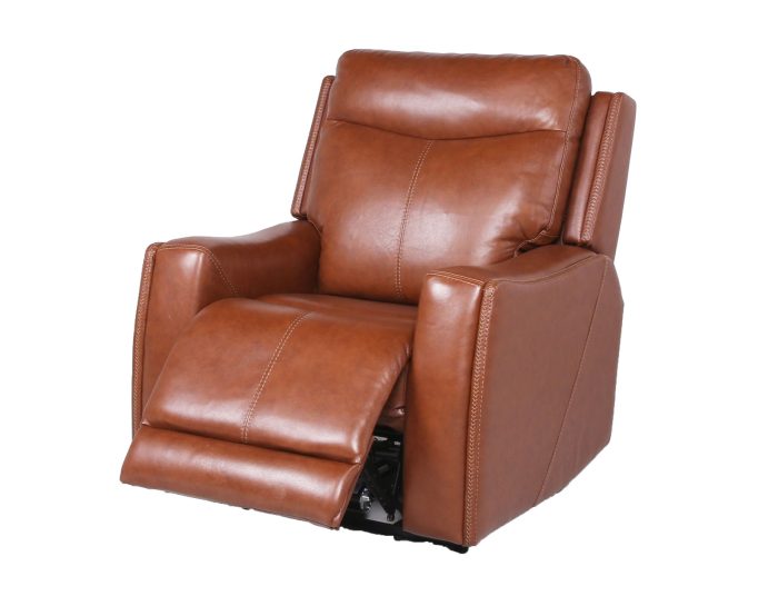 Natalia Dual-Power Leather Recliner, Coach - Image 3