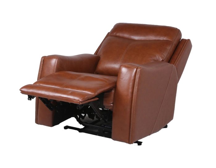 Natalia Dual-Power Leather Recliner, Coach - Image 4