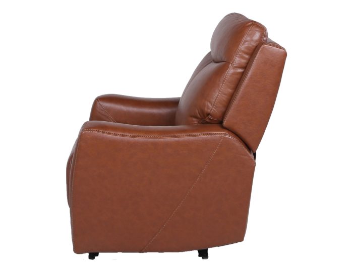 Natalia Dual-Power Leather Recliner, Coach - Image 8