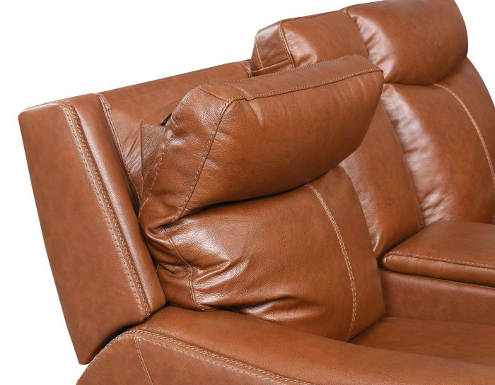 Natalia Dual-Power Leather Recliner, Coach - Image 14