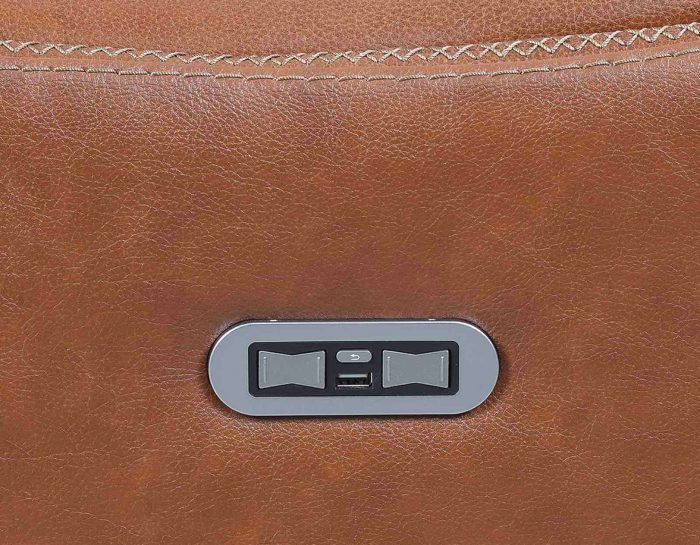 Natalia Dual-Power Reclining Console Loveseat, Coach - Image 8