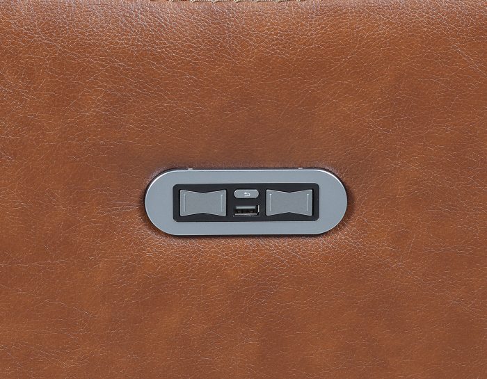 Natalia Dual-Power Leather Recliner, Coach - Image 13