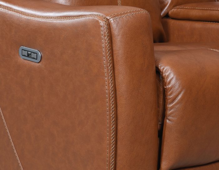 Natalia Dual-Power Leather Recliner, Coach - Image 12