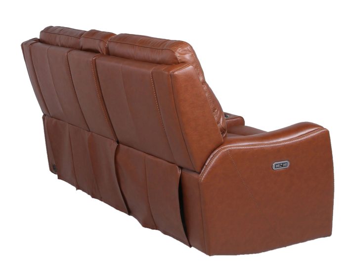 Natalia Dual-Power Reclining Console Loveseat, Coach - Image 5