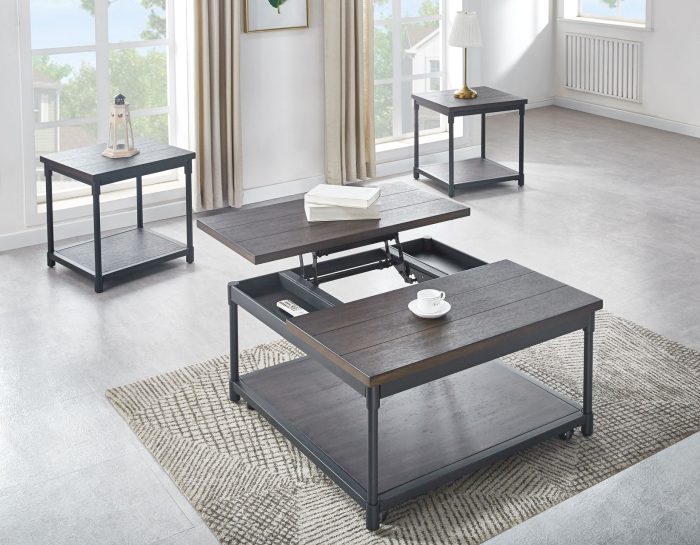 Prescott Lift-Top Cocktail Table w/Casters - Image 2