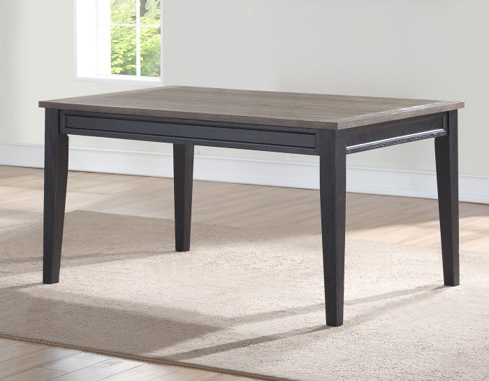 Raven Noir 6 Piece Dining Set <br>(Table, Bench & 4 Side Chairs) - Image 2