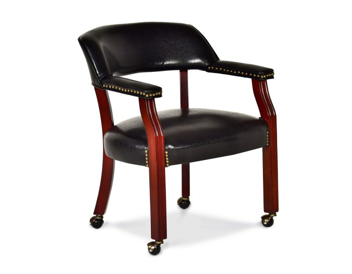 Tournament Game Table and Chairs, 6-Piece, Black<br>(Table & 4 Side Chairs) - Image 8