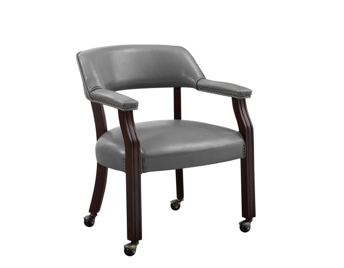 Tournament Game Table and Chairs, 6-Piece, Gray<br>(Table & 4 Chairs) - Image 10
