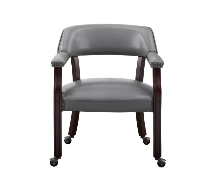 Tournament Game Table and Chairs, 6-Piece, Gray<br>(Table & 4 Chairs) - Image 9