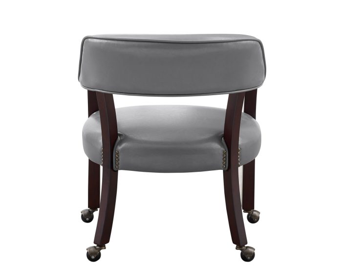 Tournament Game Table and Chairs, 6-Piece, Gray<br>(Table & 4 Chairs) - Image 8