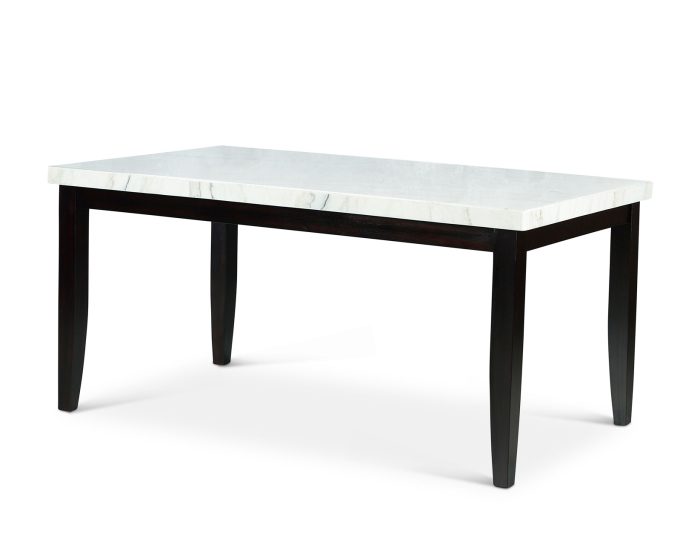 Westby 6 Piece Marble Top Set<br>(Table, Bench & 4 Side Chairs) - Image 2