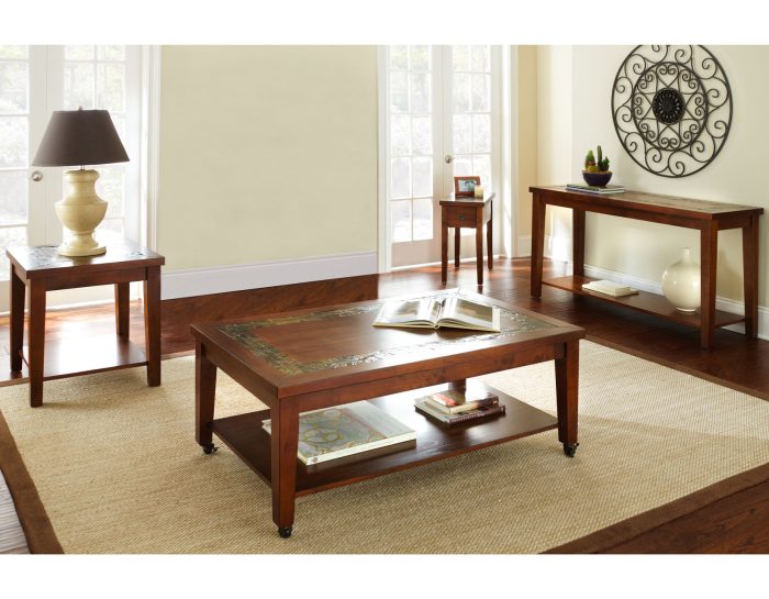 Davenport Slate End Table - Image 2