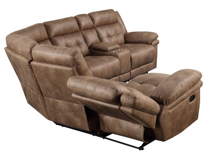 Anastasia 3-Piece Manual Reclining Sectional - Image 3