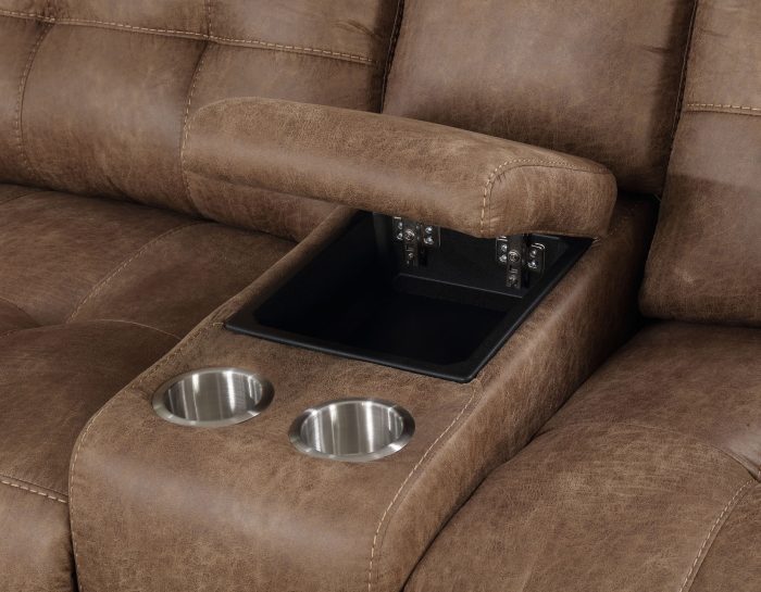 Anastasia 3-Piece Manual Reclining Sectional - Image 6