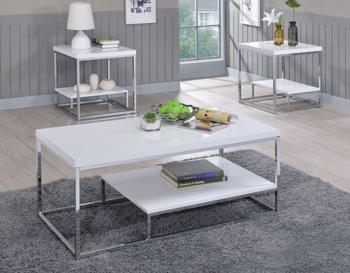 Lucia Cocktail Table, White - Image 2
