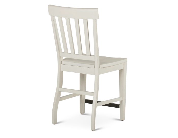 Cayla 24" Counter Stool, White - Image 4