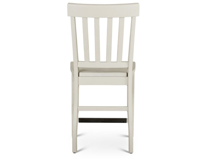 Cayla 24" Counter Stool, White - Image 3