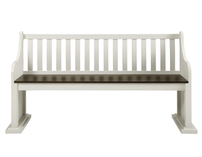 Joanna 6 Piece Bench Dining Set<br>(Table, Bench with Back & 4 Side Chairs) - Image 5
