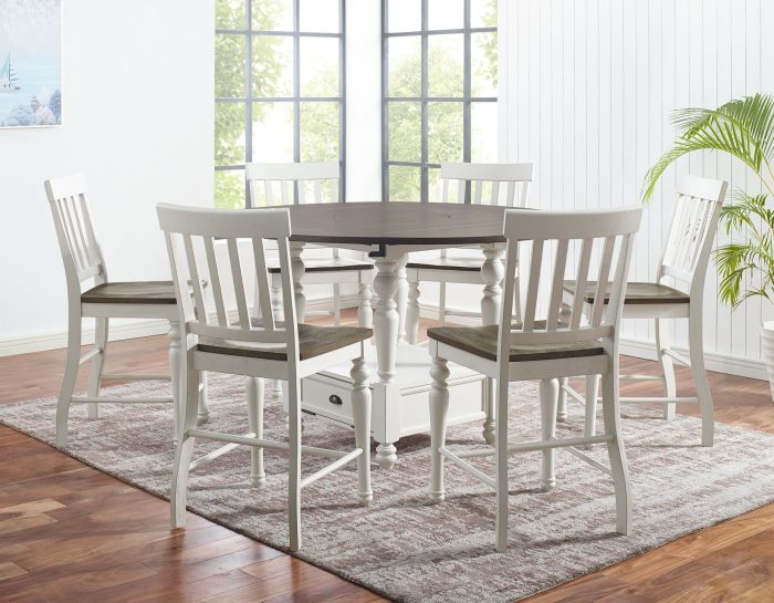 Joanna 5 Piece Drop-leaf Counter Set<br>(Counter Table & 4 Counter Chairs) - Image 3