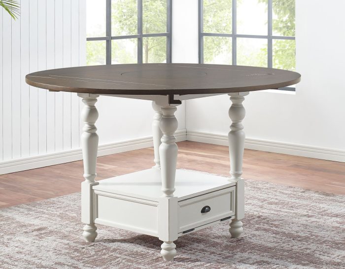Joanna 5 Piece Drop-leaf Counter Set<br>(Counter Table & 4 Counter Chairs) - Image 2