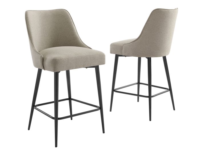 Olson 5 Piece Counter Set<br>(Glass Counter Top Table & 4 Counter Chairs) - Image 10