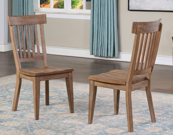 Riverdale Leg Table with 4 Wooden Side Chairs - Image 13