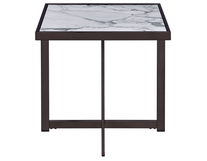Kayley 23.25" Sintered Stone End Table - Image 3