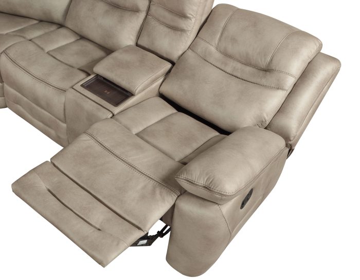 Shelton 3-Piece Manual Reclining Sectional - Image 12