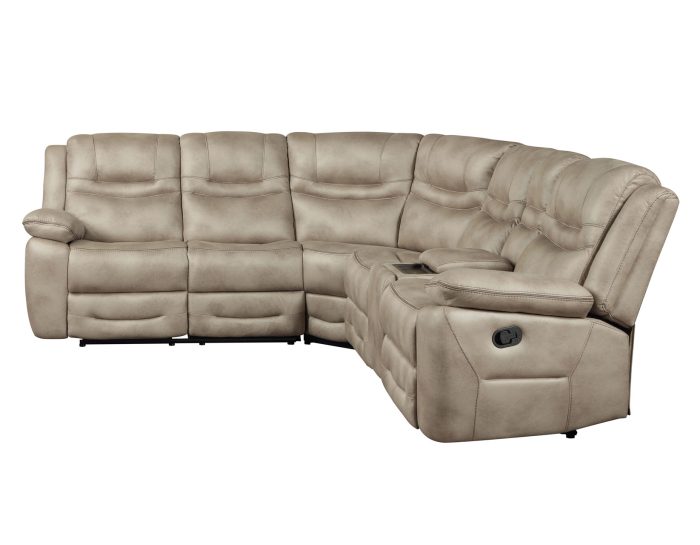 Shelton 3-Piece Manual Reclining Sectional - Image 6