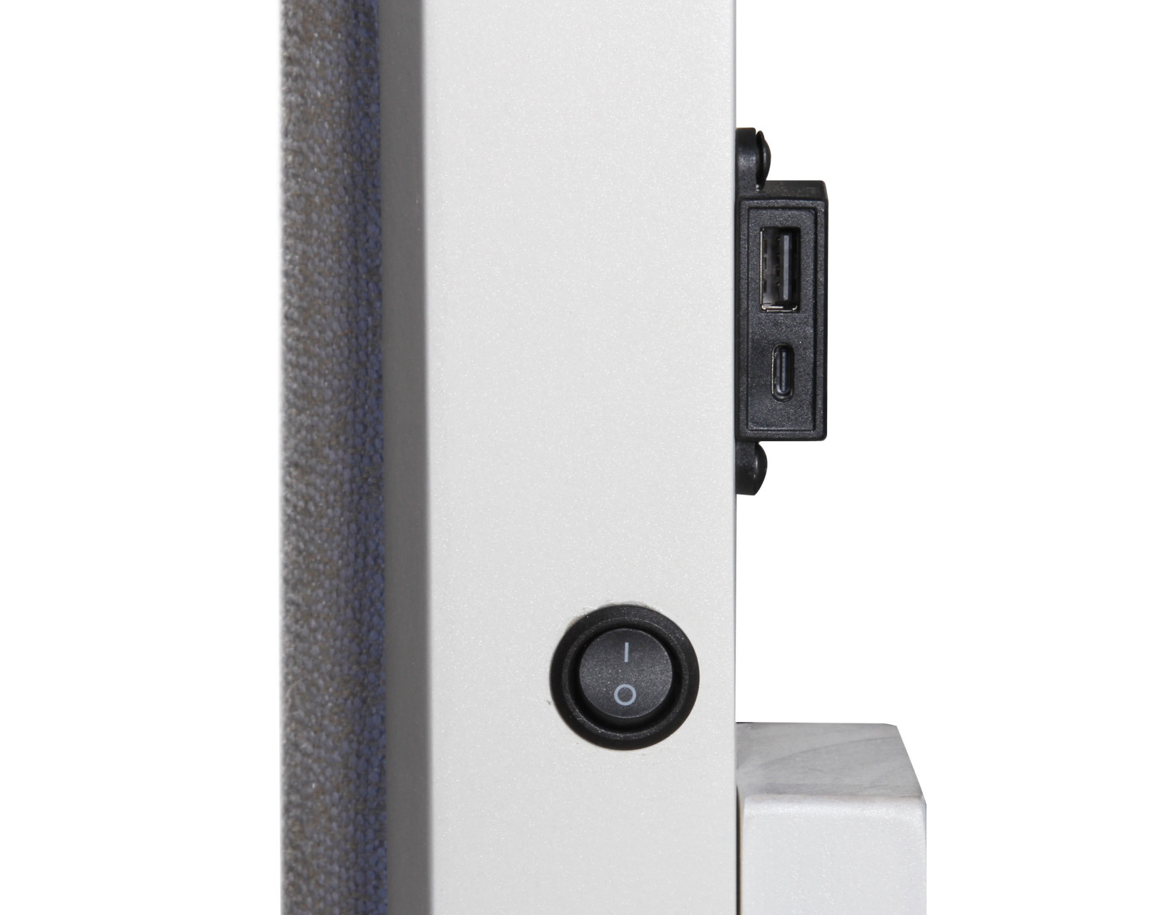 Cassie Illuminating Queen Bed, Shimmering Pearl Finish - Image 7