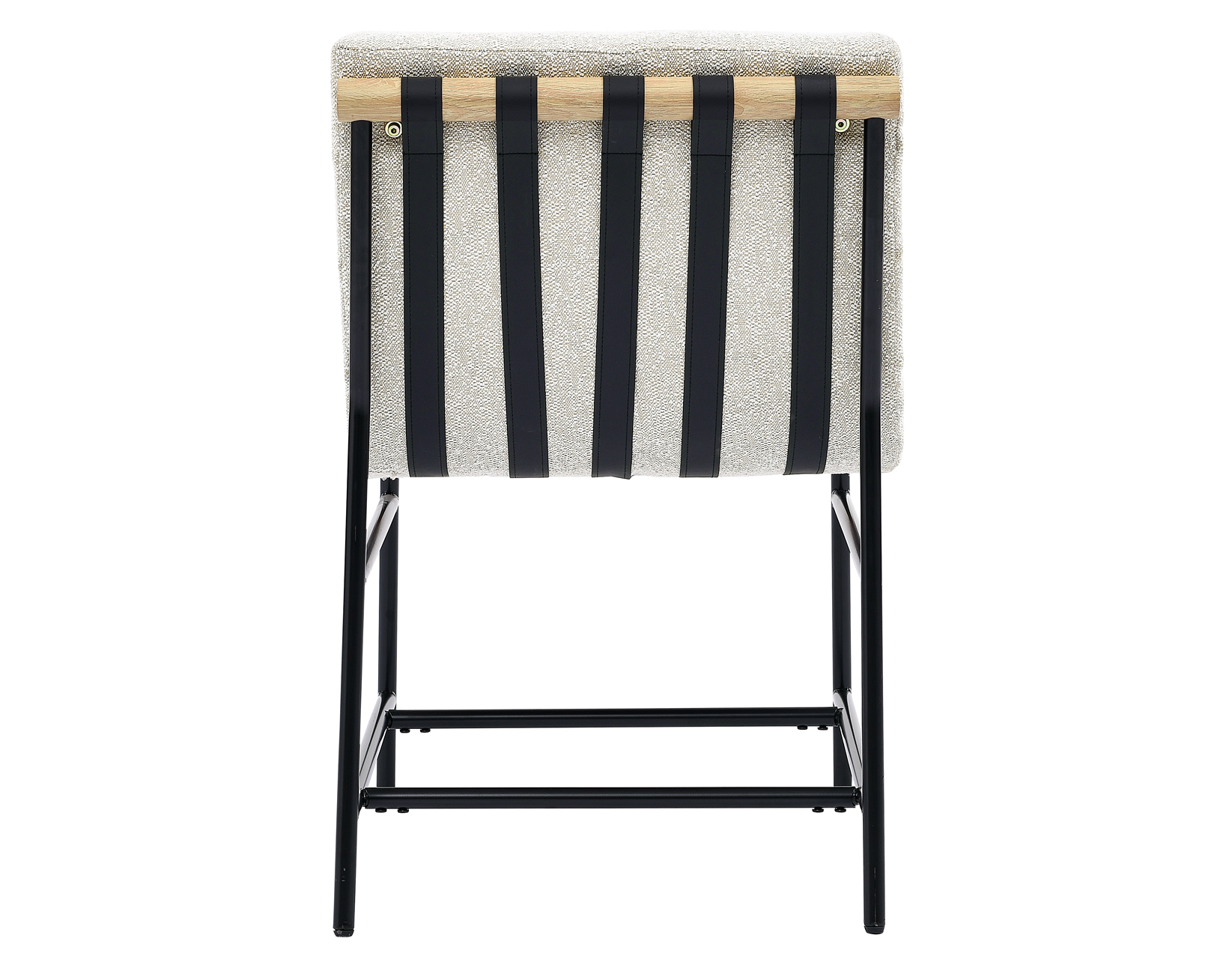 Nicco 20" Side Chair, Eggshell Polyester Fabric - Image 6