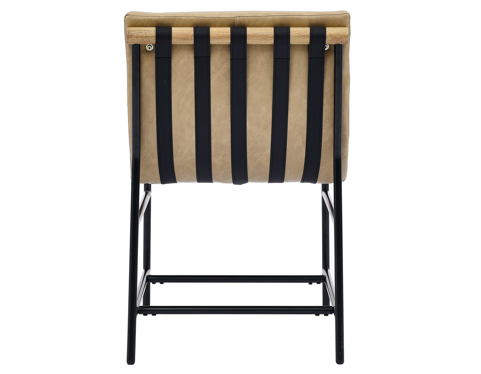 Nicco 20" Side Chair, Sand Vegan Leather Fabric - Image 7