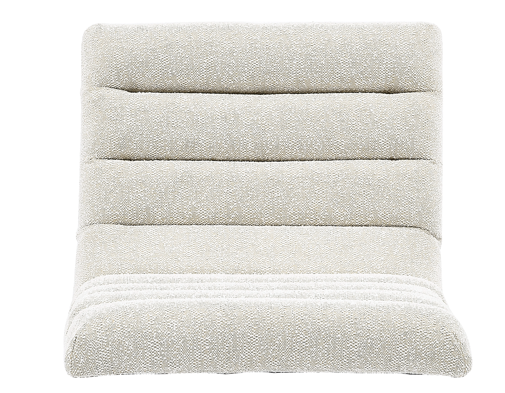 Nicco 24-inch Eggshell Polyester Fabric Counter Stool with Black Iron Base - Image 3