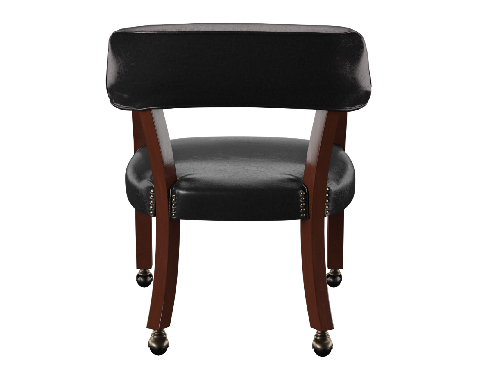 Tournament Arm Chair w/Casters, Black - Image 5