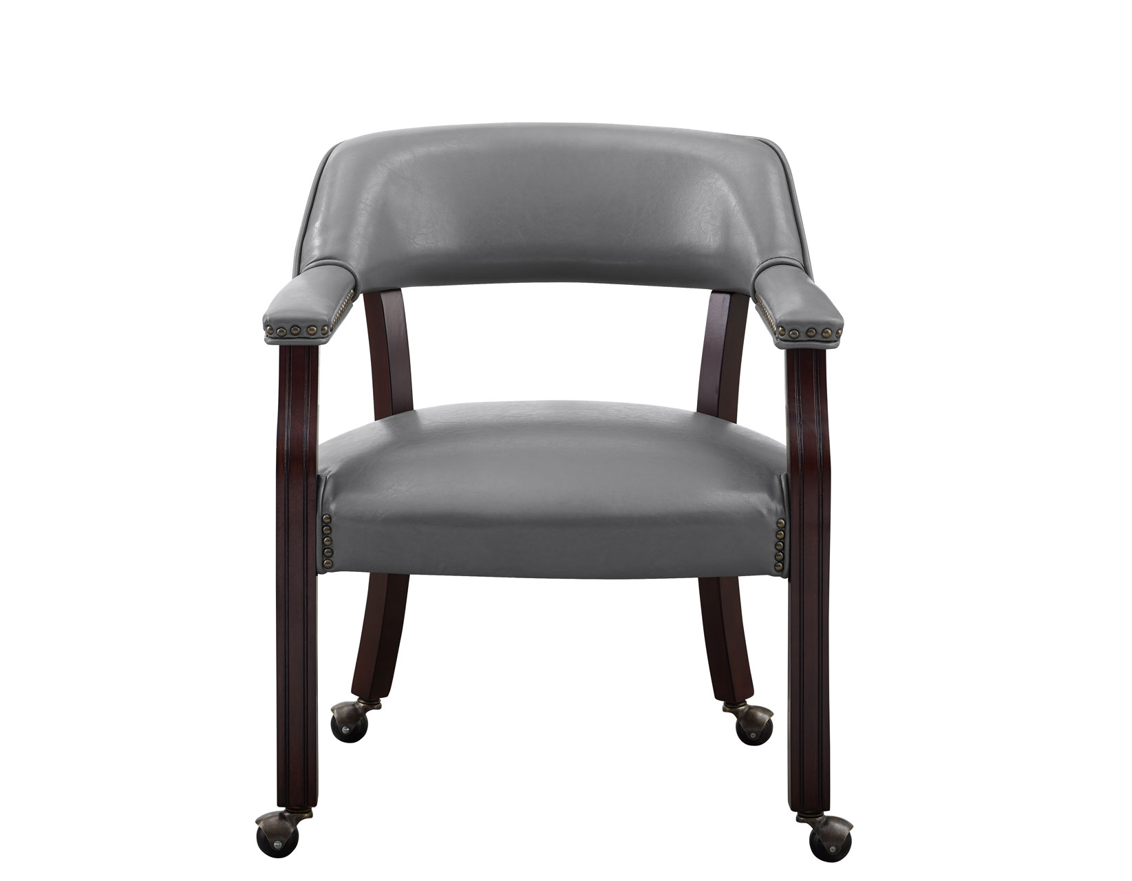 Tournament Arm Chair w/Casters, Gray - Image 7
