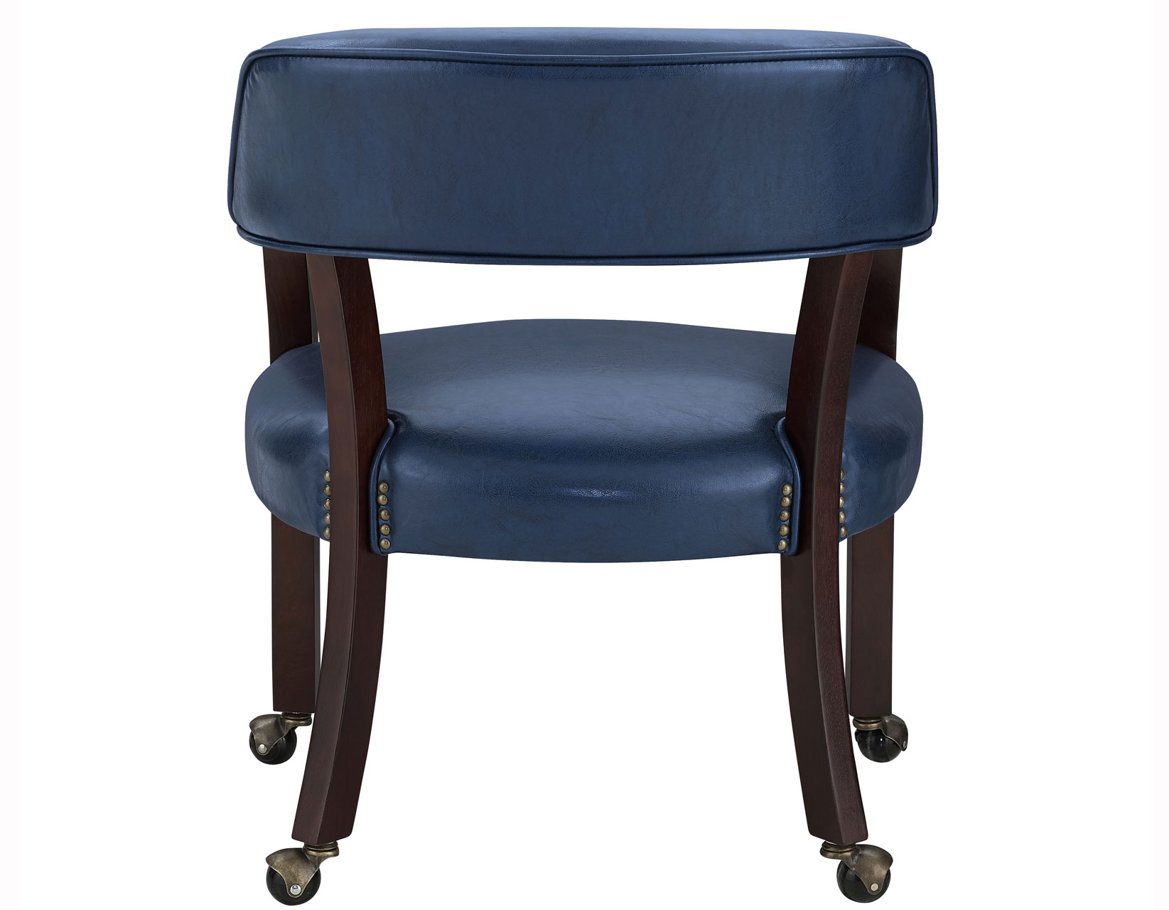 Tournament Arm Chair w/Casters, Navy - Image 3