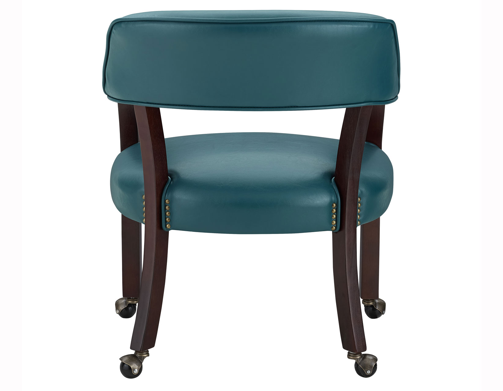 Tournament Arm Chair w/Casters, Teal - Image 4