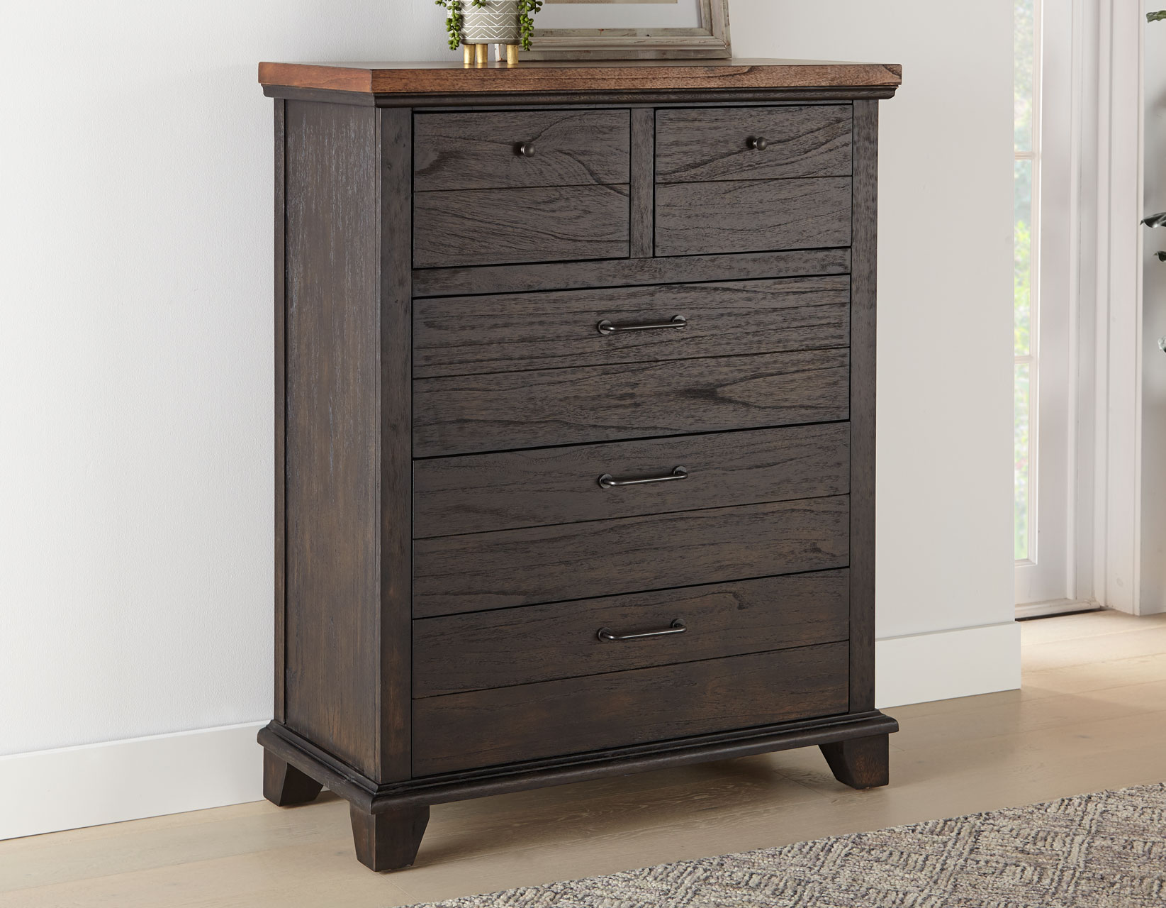 Bear Creek Queen Bed, Brown - Image 4