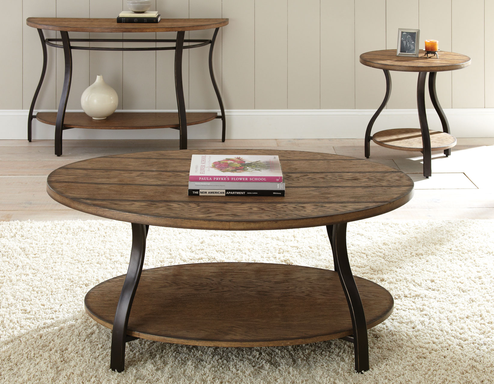 Denise, Oval Sofa Table - Image 2
